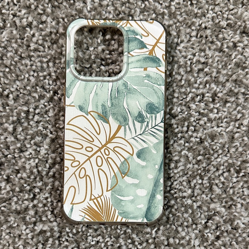 Tropical Leaf Pattern Phone Case